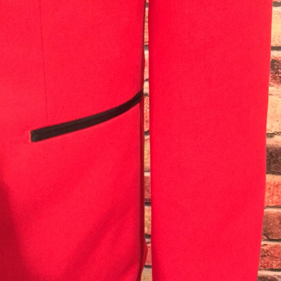 Raphael Red black Tuxedo Coat - Picture 6 of 17